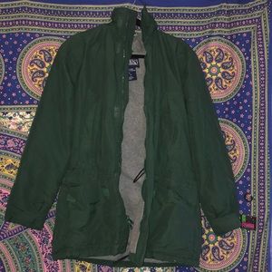 Lands End Winter Jacket With Detachable Hood